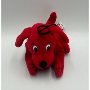 Vintage 1997 Clifford the Big Red Dog 6" Scholastic Side Kicks‎ Plush Toy
